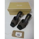 +VAT Boxed pair of Michael Kors heels, brown and black, US 5.5m