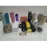 +VAT Selection of water bottles including Yeti & Stanley and coffee mug gift set