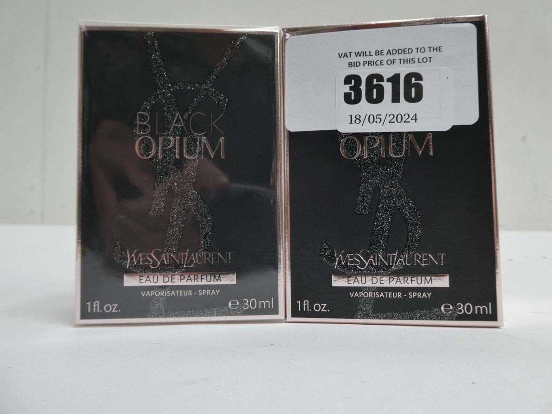 +VAT 2x YSL Black Opium edp 30ml