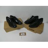 +VAT 2 x boxed men's Moss shoes, black, UK 8 +10 (2)