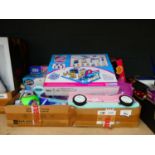 +VAT Box of assorted toys inc. Barbie, Crazy Art etc.