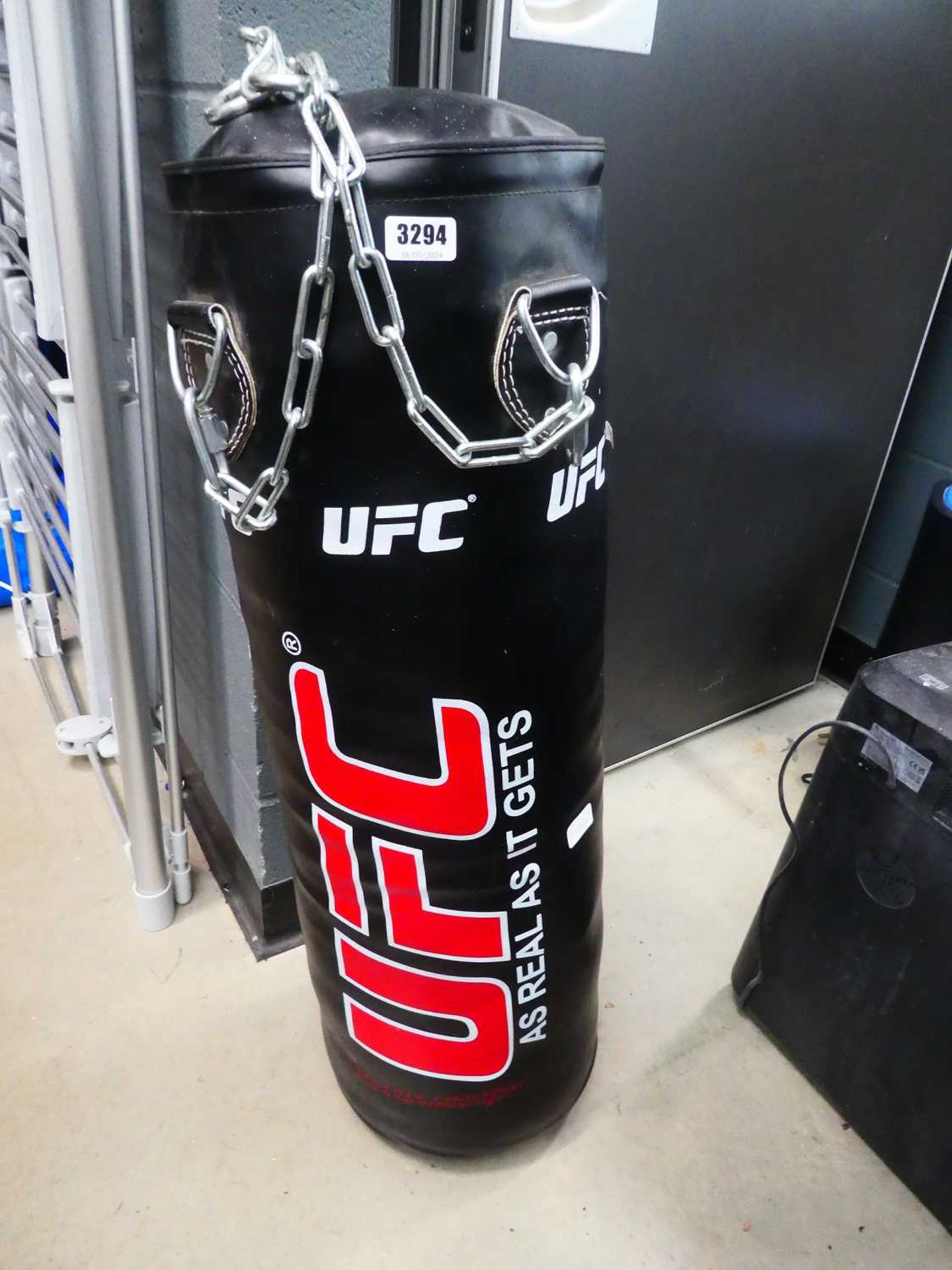 UFC hanging punch bag