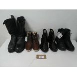 +VAT 4 x pairs of men's boots of various sizes, includes- Pavers, Redtape + Grafters