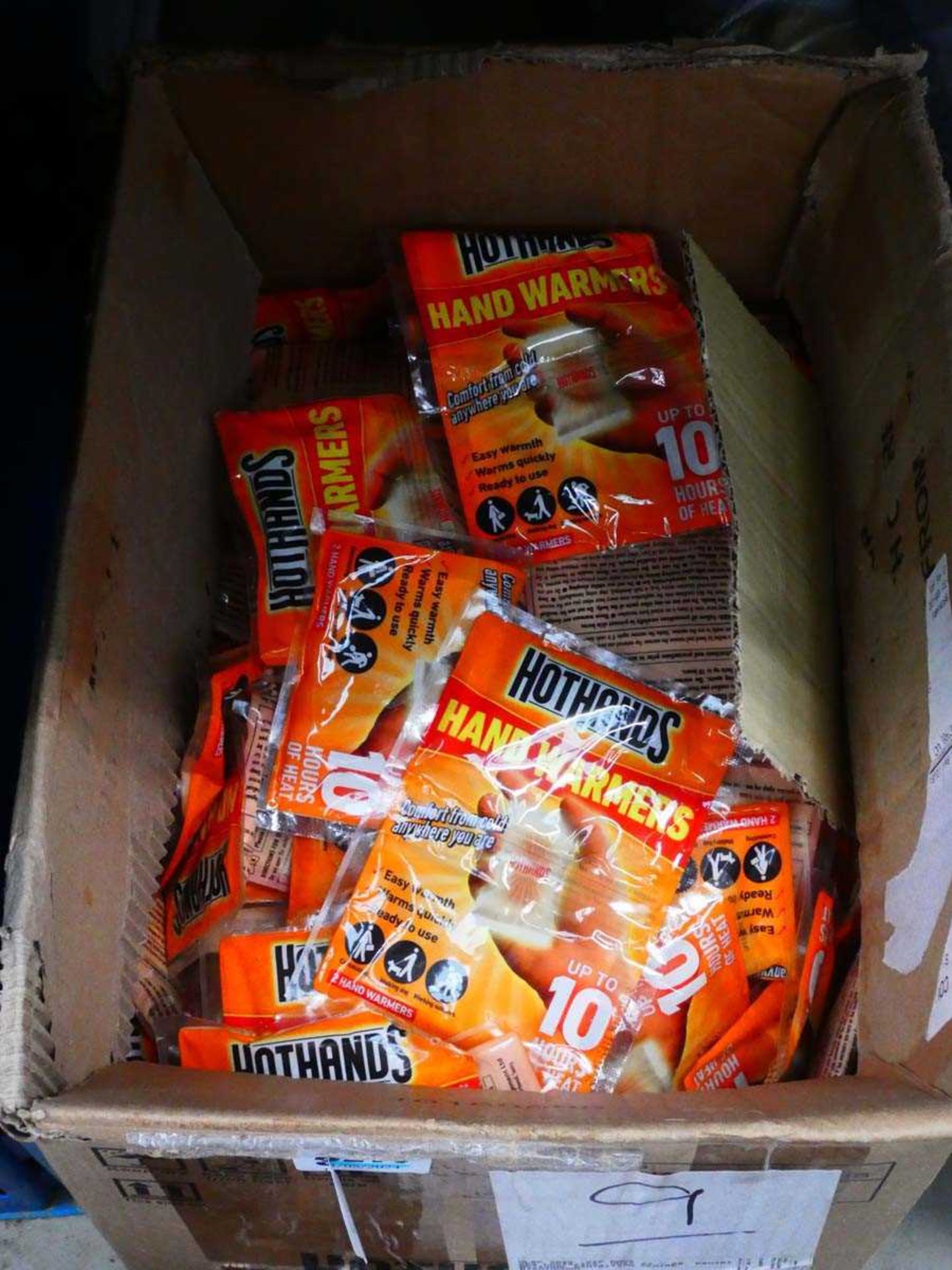 Box of hot hand hand warmers