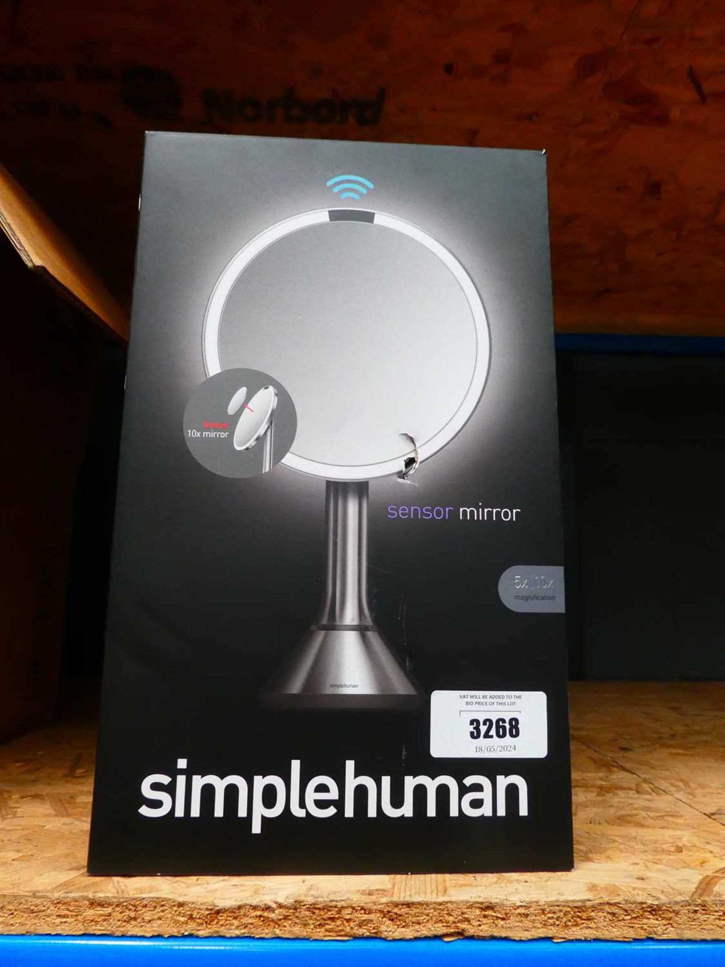 +VAT Simple Human sensor mirror