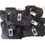 +VAT 13 ladies 32 Degree Heat thermal zip up black fleeces (mixed sizes)