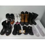+VAT 8 x pairs of outdoor and activity shoes of various styles and sizes, new and uses, includes