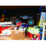 +VAT Large shelf of assorted toys