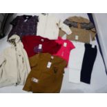 +VAT Selection of clothing to include Pretty Green, Levi, Sea Salt Cornwall, etc