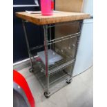 +VAT Rolling kitchen cart