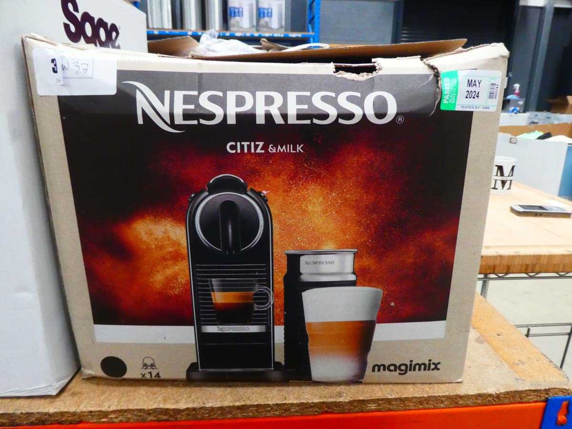 +VAT Nespresso Magimix coffee machine