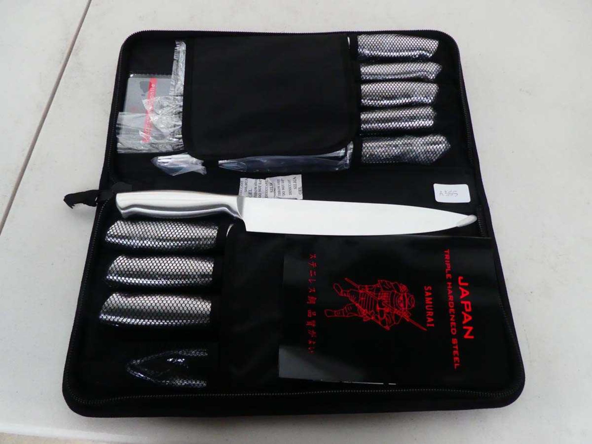 Samurai Japan triple hardened steel knife set