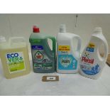 +VAT Fairy 140 wash Non Bio detergent, Ecover 5L washing up liquid, Persil 105 wash Non Bio