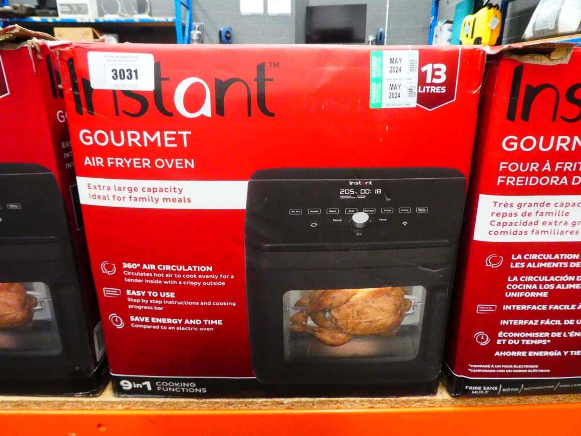 +VAT Instant Gourmet air fryer oven