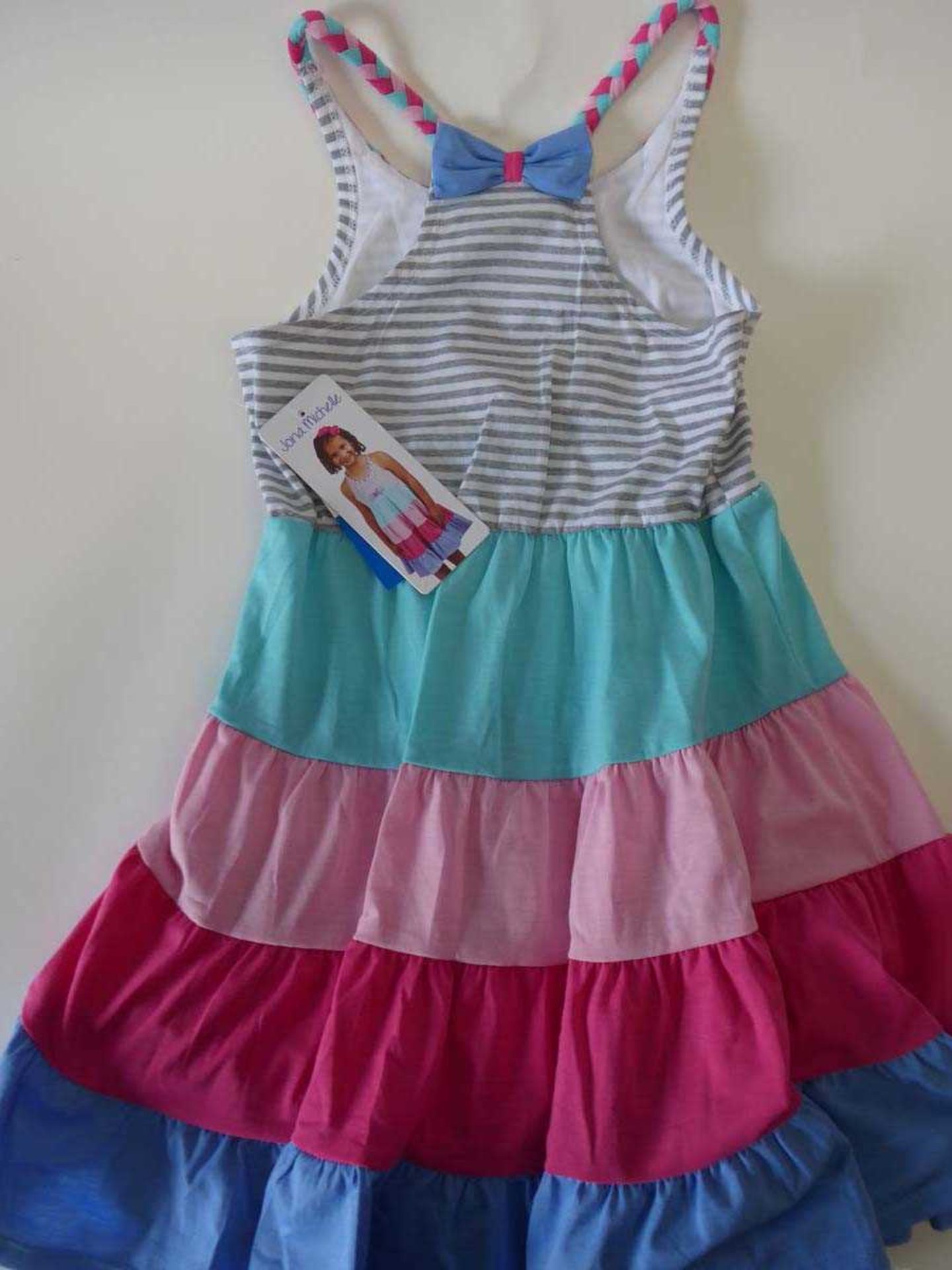 Approx. 8 children's Jona Michelle dresses, in 3 different patterns and various sizes - Image 4 of 4