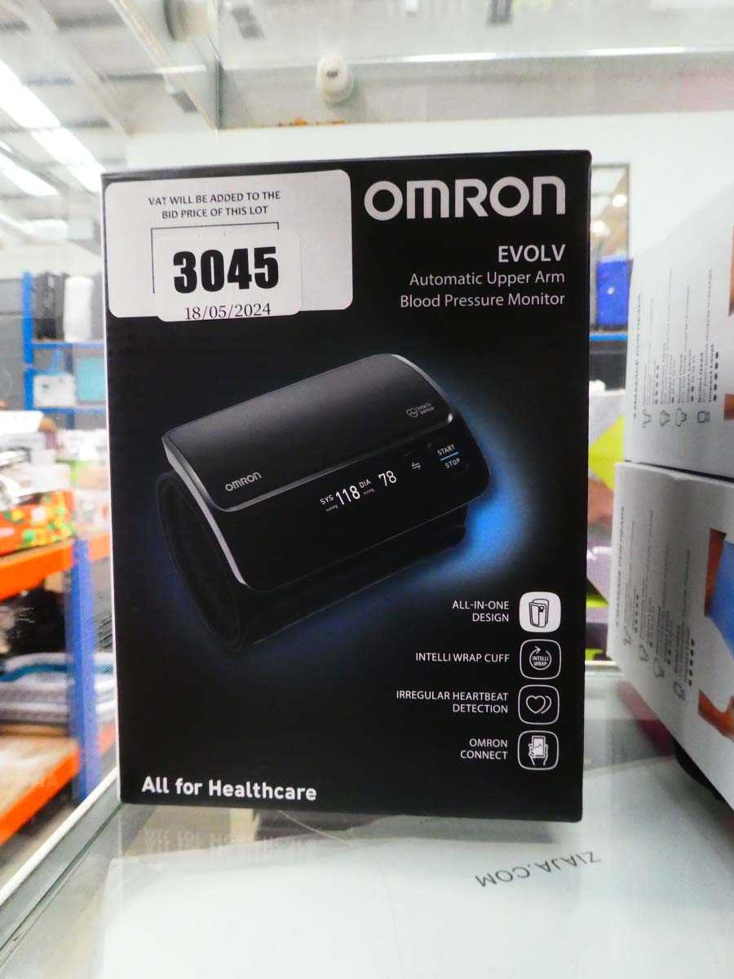 +VAT Omron Evolv blood pressure monitor