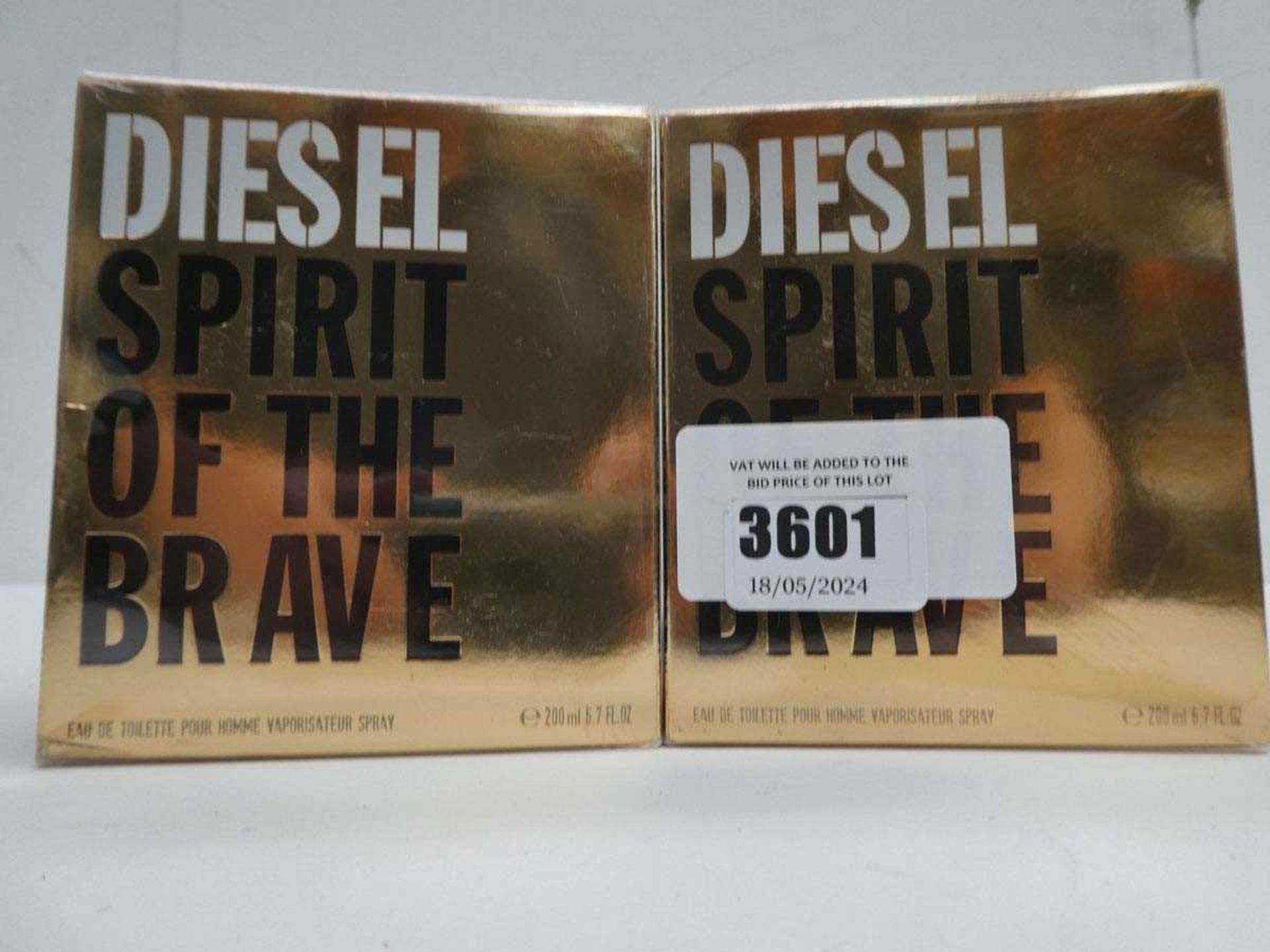 +VAT 2 x Diesel Spirit of the Brave edt 200ml