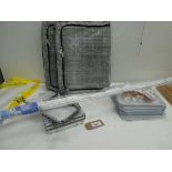 +VAT 2 under bed storage bags, flat pack storage rack, dish drainer and ceiling mounted clothes