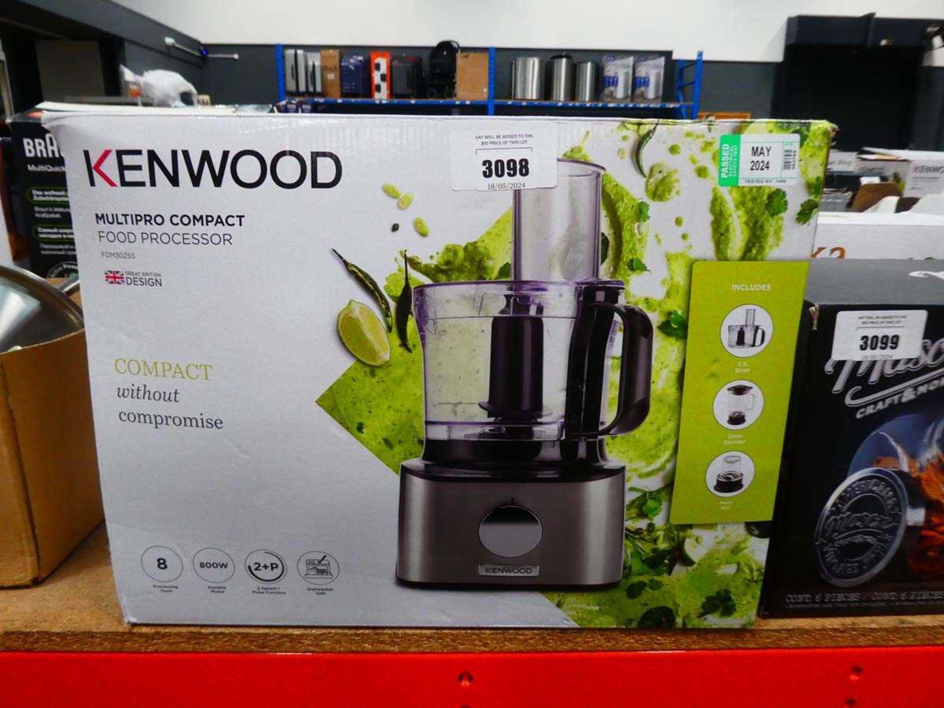 +VAT Kenwood Multi Pro Compact food processor