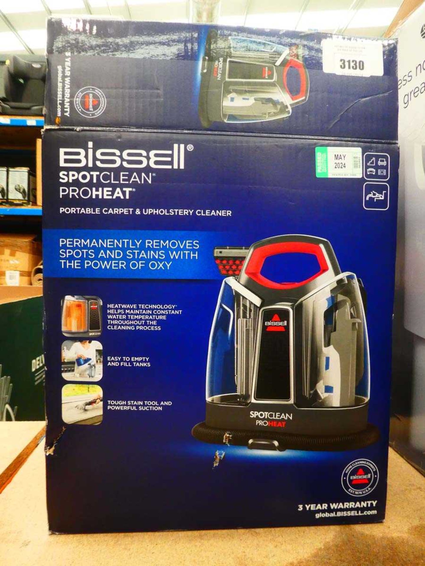 +VAT Bissell spot clean pro heat portable carpet and upholstery washer