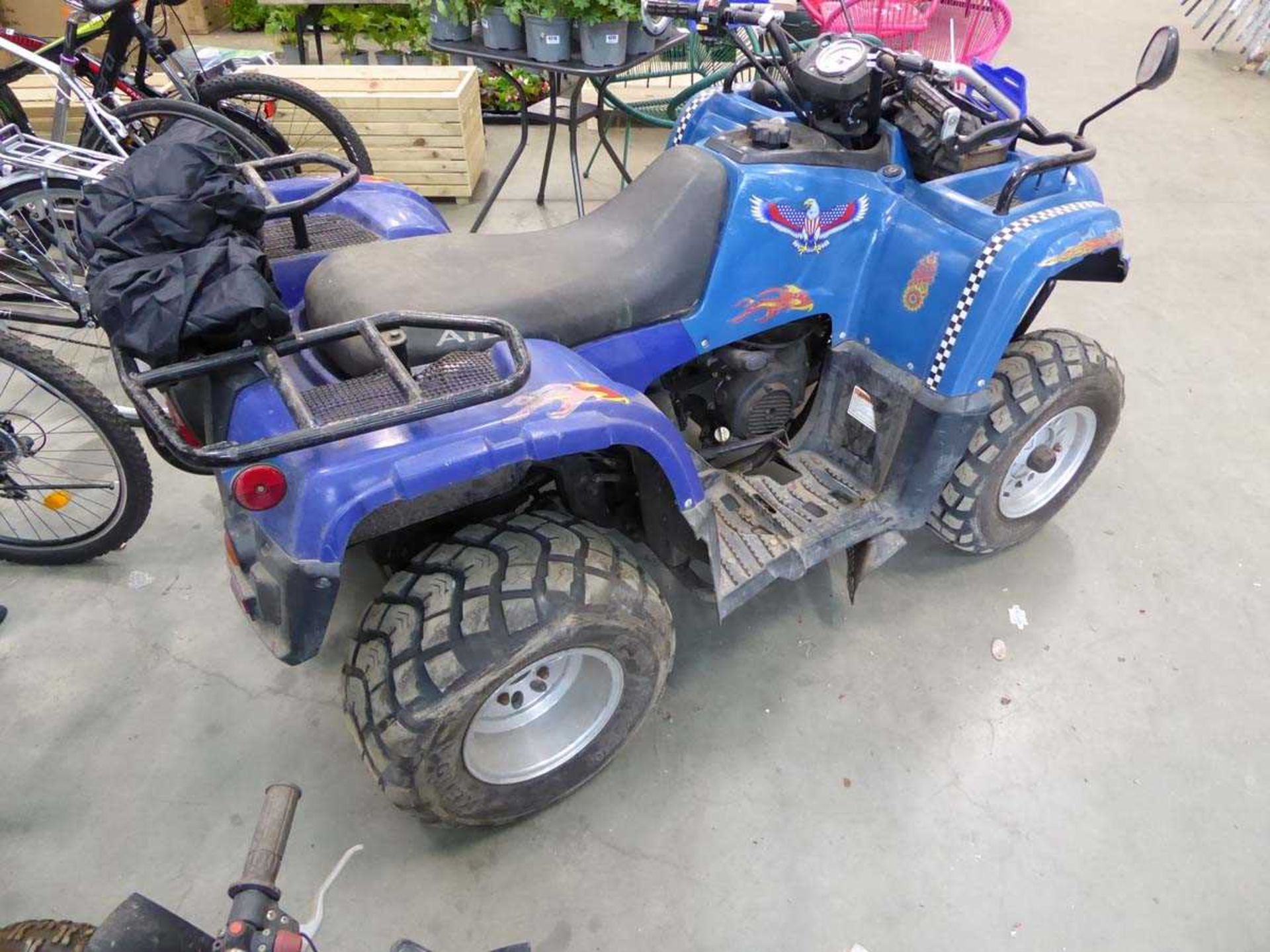 Large petrol powered quad bike - Image 5 of 8