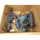 Box containing assorted drills