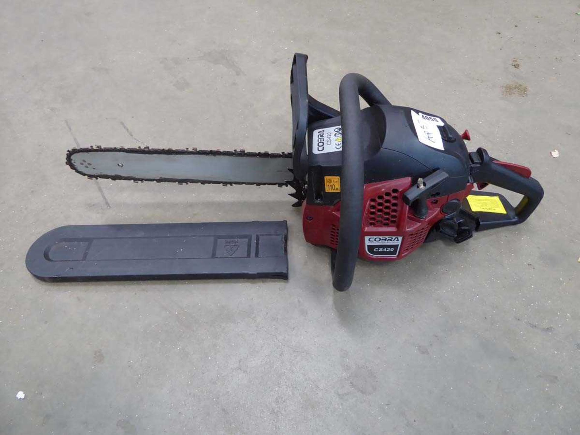 Cobra petrol powered chainsaw