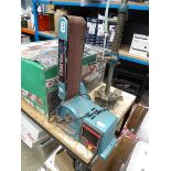 Clarke 4" belt sander and 6" disk sander