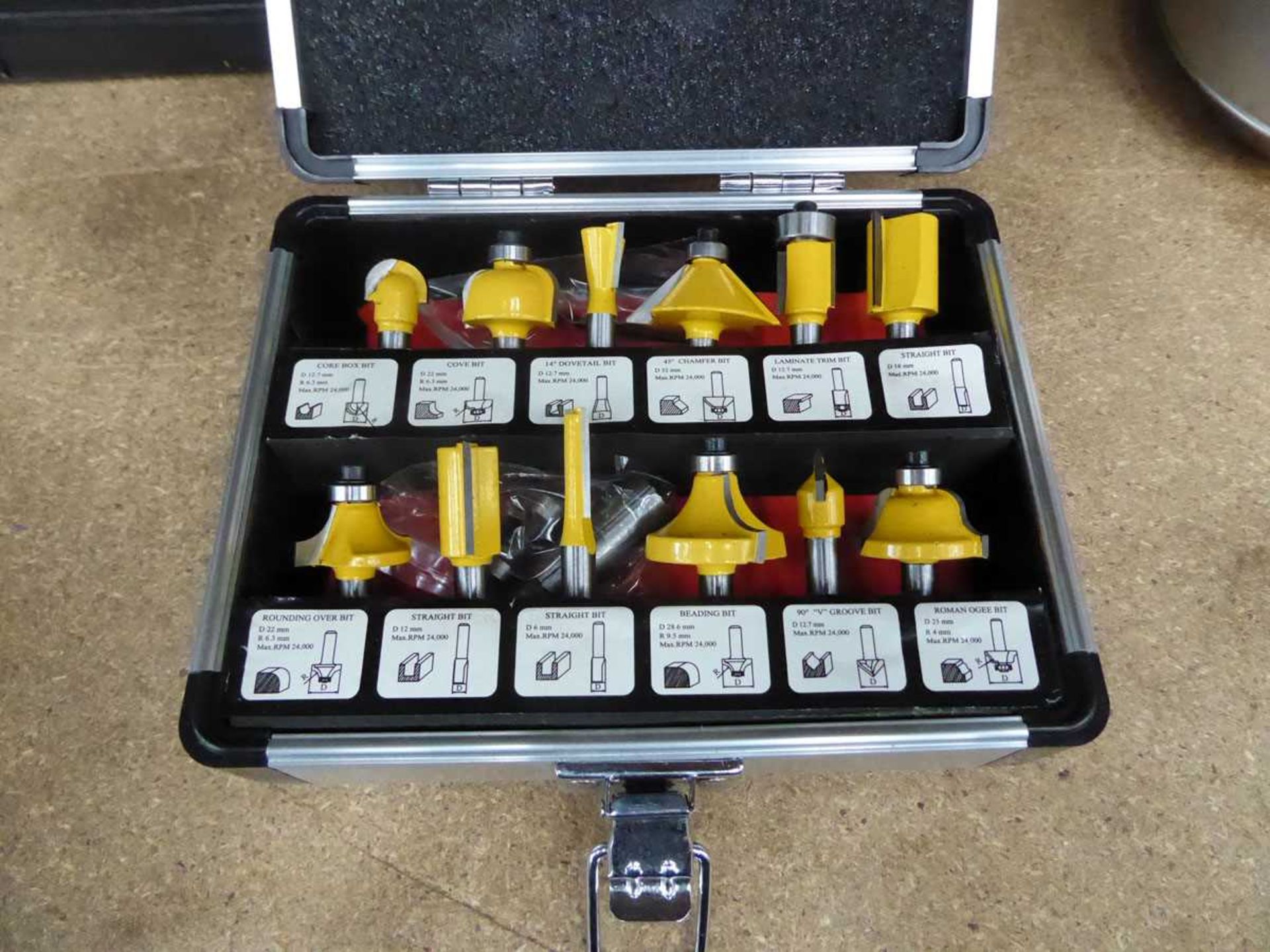 Small router bit set