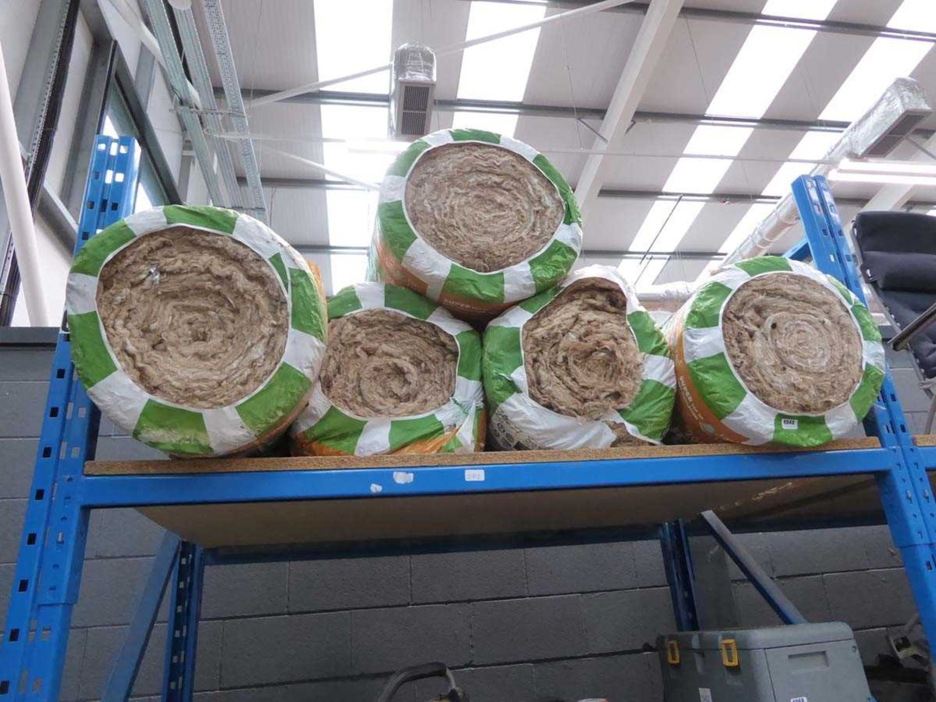 5 rolls of insulation
