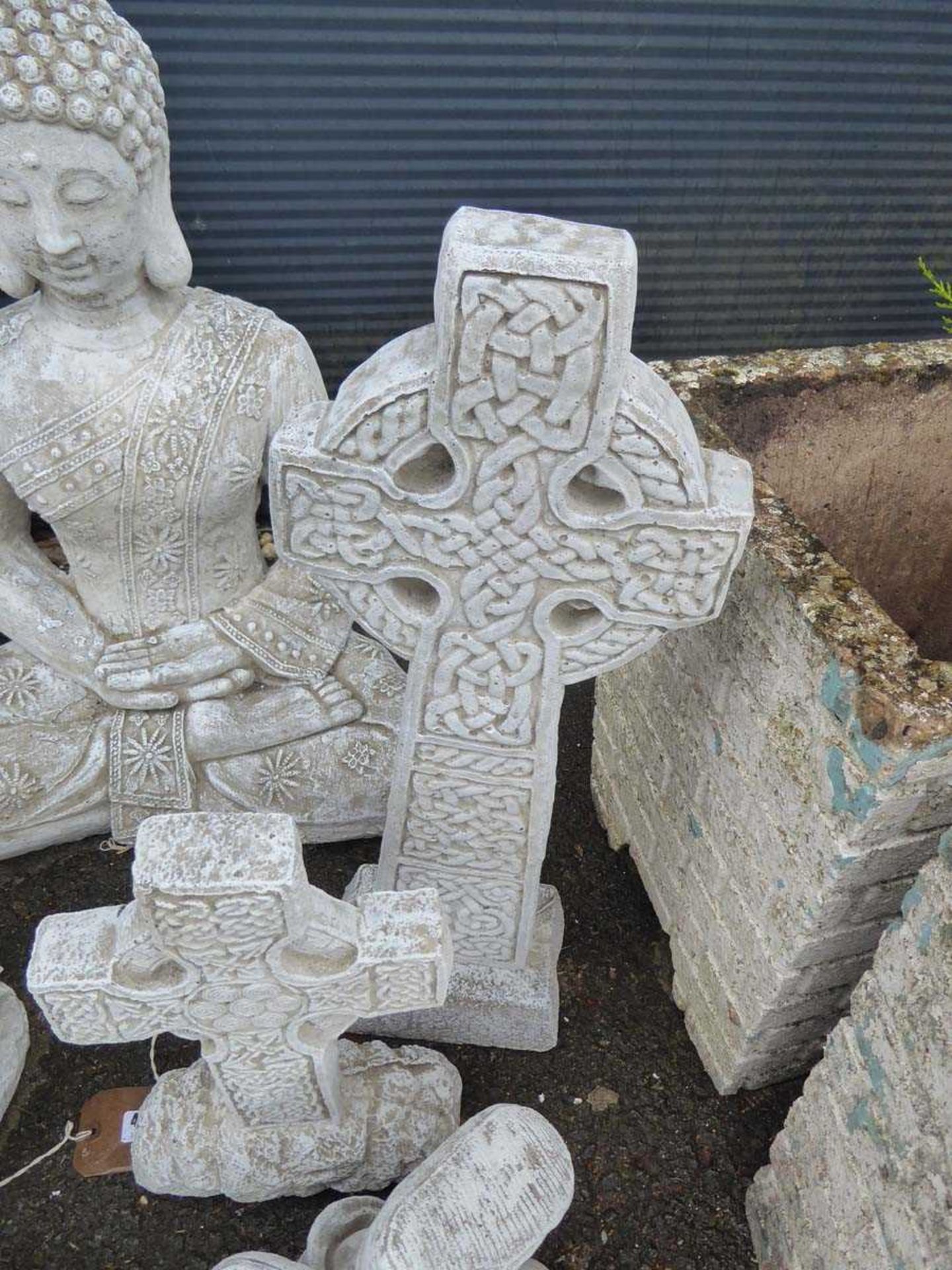 Large concrete celtic cross