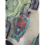 Bosch electric mower with grass box