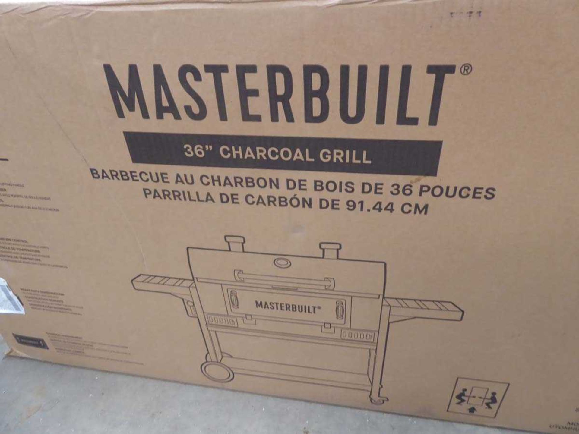 +VAT Boxed master built charcoal BBQ - Image 2 of 2