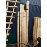 Large quantity of pallet wood slats