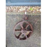 Vintage steel wheel