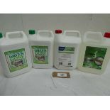 +VAT 2 x 5L Green Gone Patio & Path cleaner 5L Gallup Fast weed & Moss killer and 5L Garden Weed