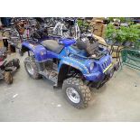 Large petrol powered quad bike