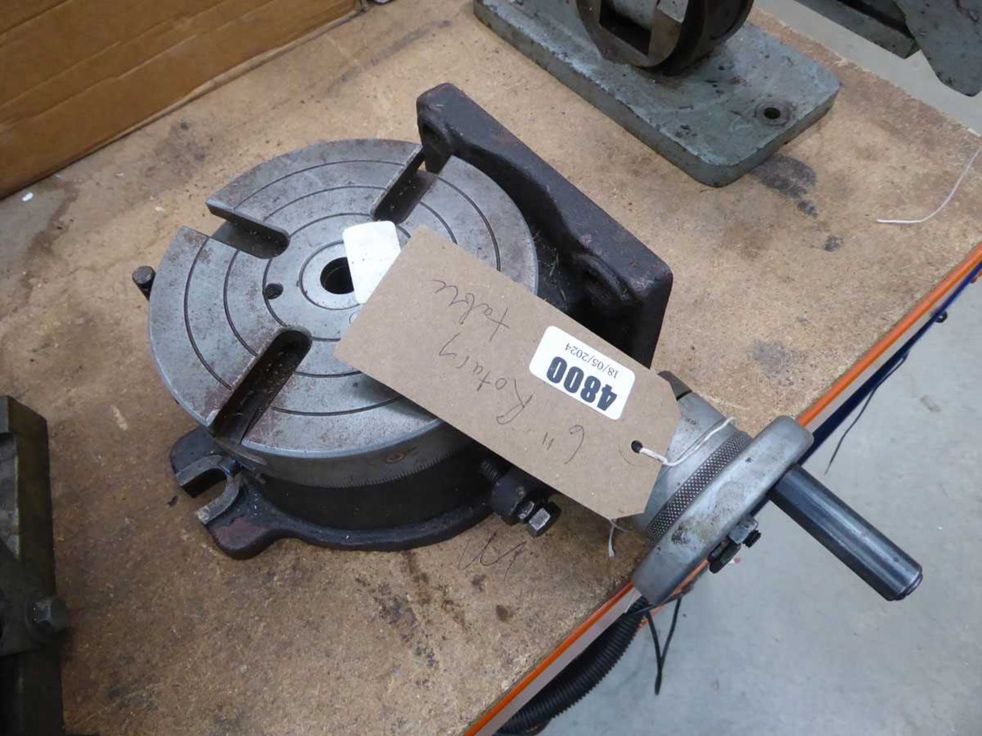 6" rotary table