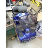 Blue 4 wheel mobility scooter