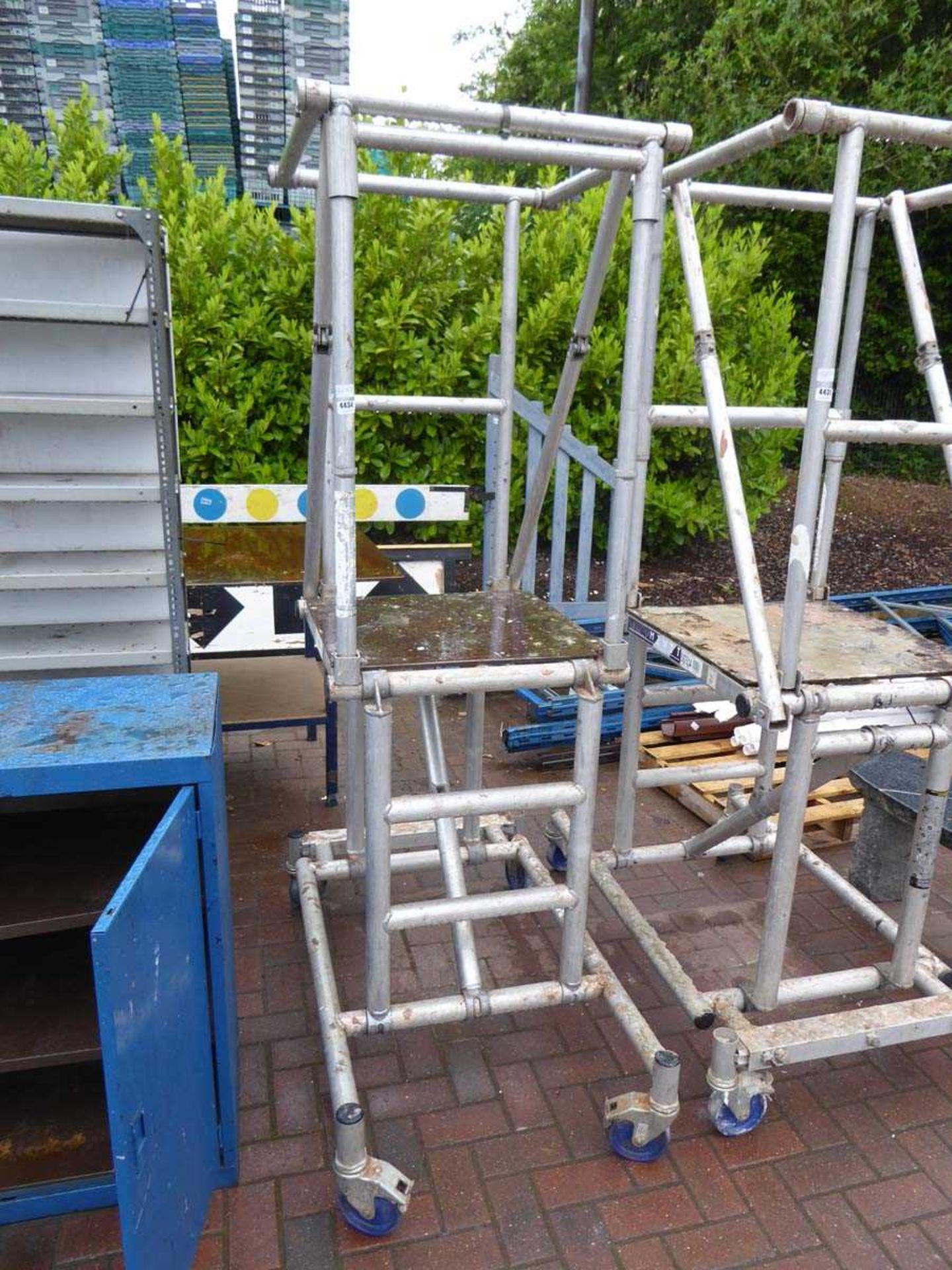 Aluminium work platform