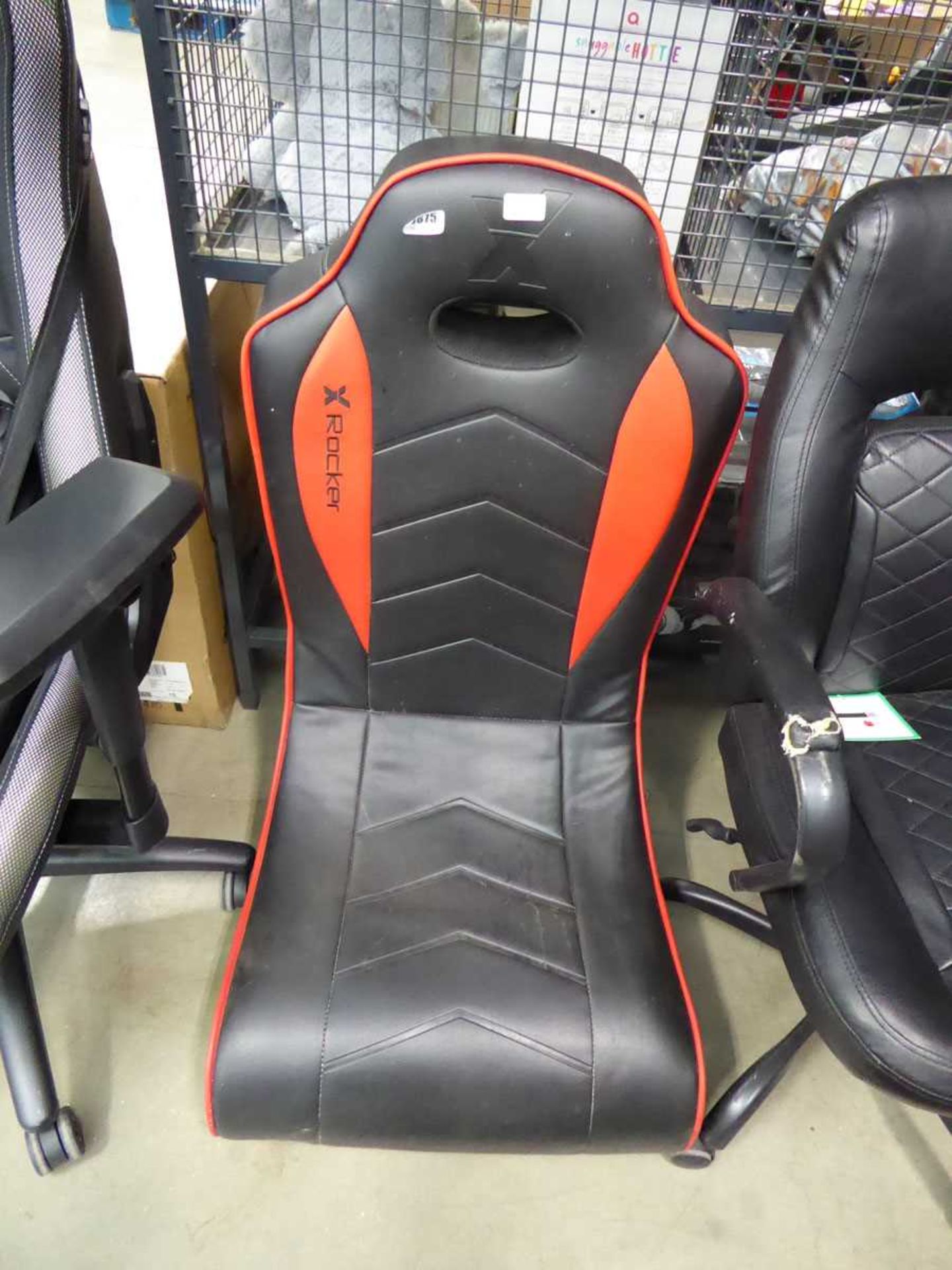 X Rocker red and black gaming chair