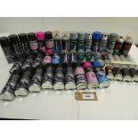 +VAT Selection of spray paints and varnish