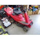 Countax petrol powered ride on mower with grass collector