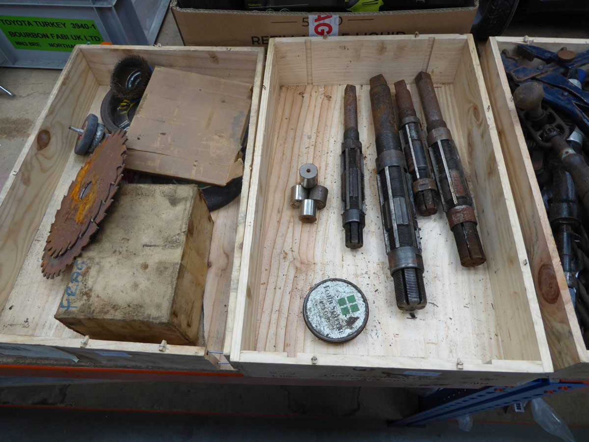 6 wooden crates of machine tooling - Image 4 of 4