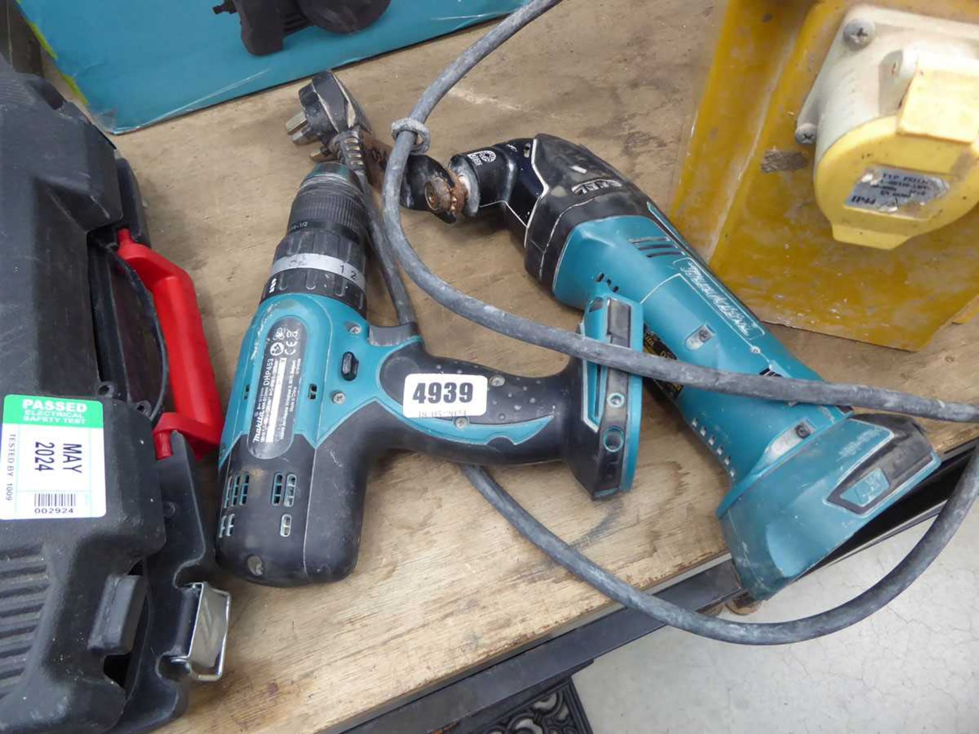 Makita multi tool and Makita drill, no batteries, no charger