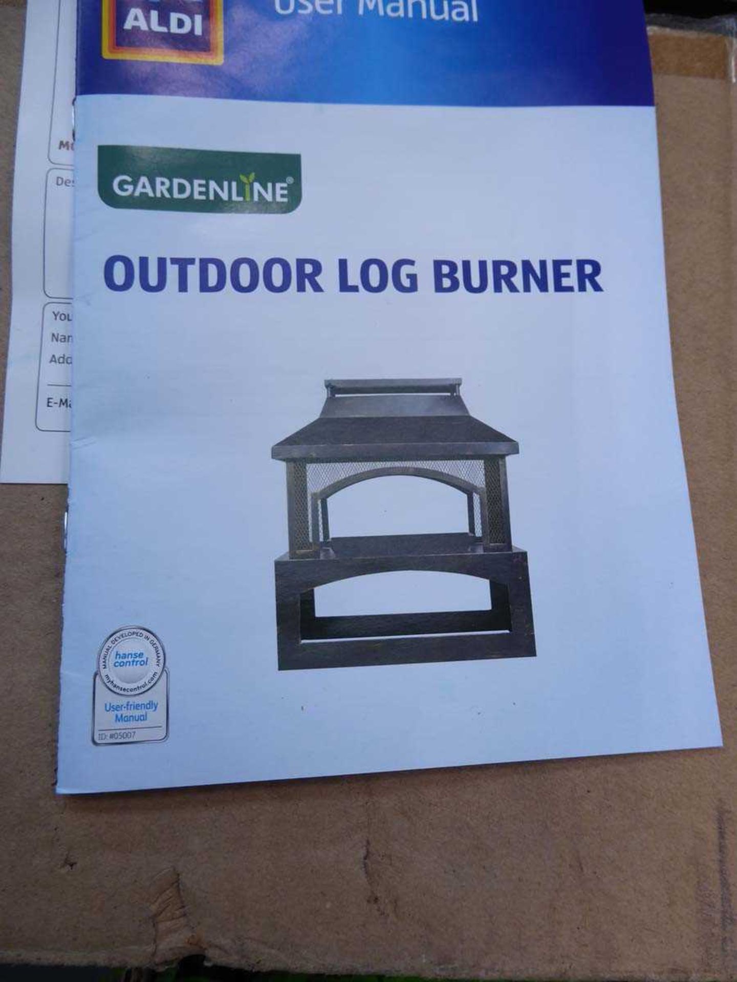 2 boxed outdoor log burners - Image 2 of 2