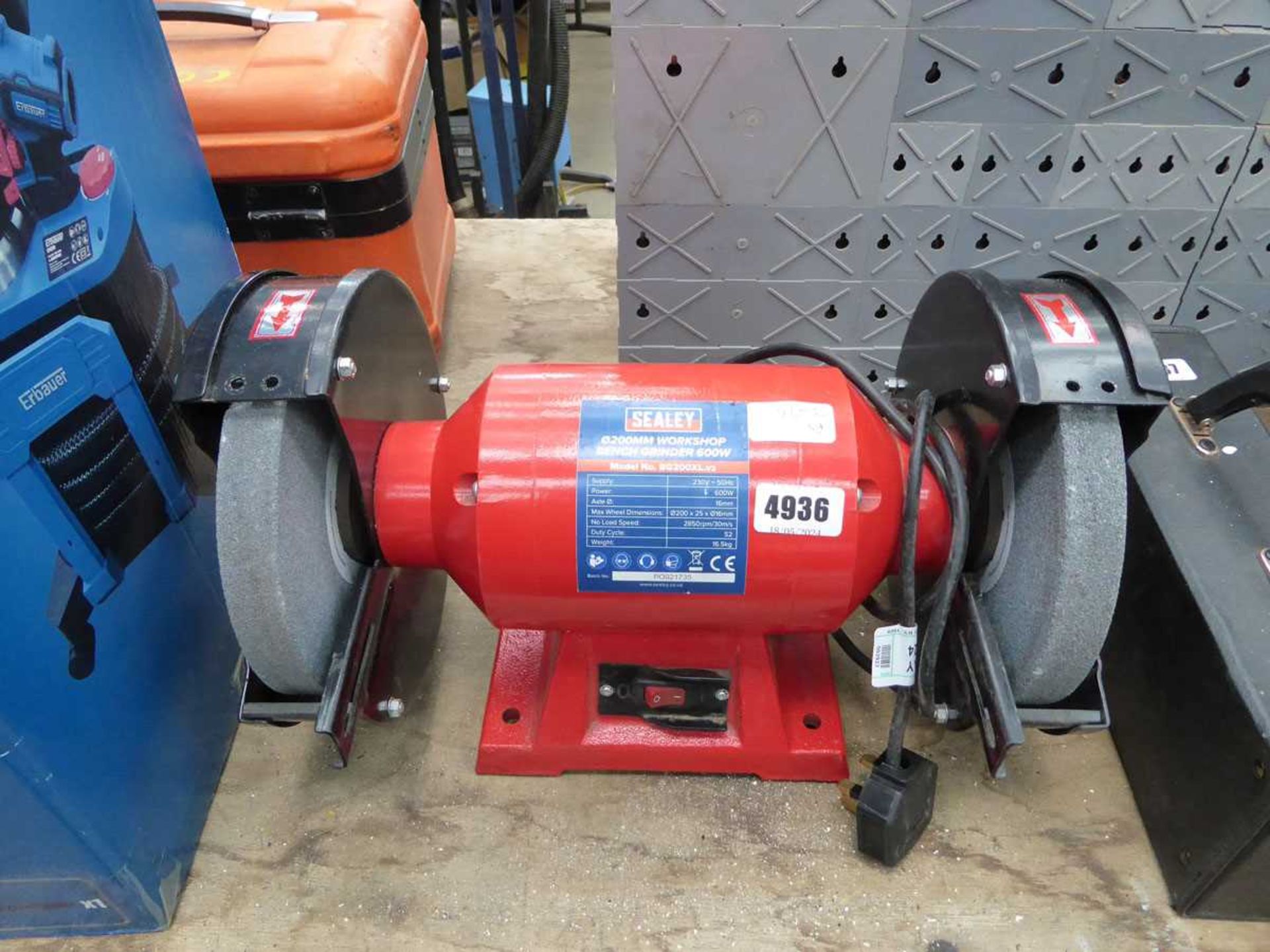 Sealey double ended bench grinder