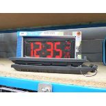 +VAT 1 boxed and 2 unboxed digital clocks