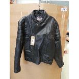 +VAT Euro Style leather motorcycle jacket Size 42