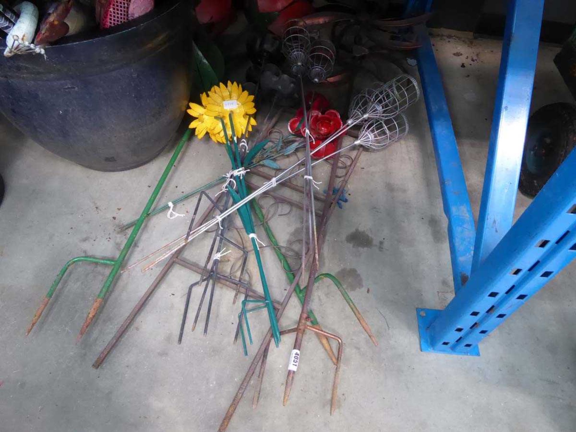 Quantity of garden ornaments and stakes - Image 2 of 4